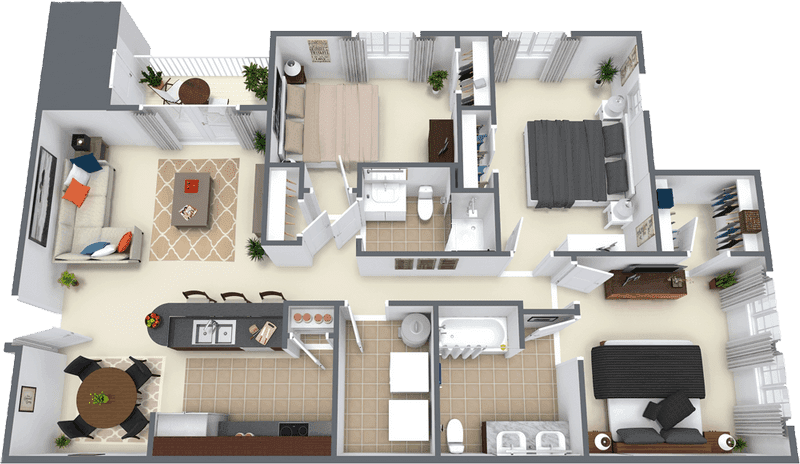 The Blue Marlin 3 Bedroom Apartments The Blue Marlin 3 Bedroom Apartments