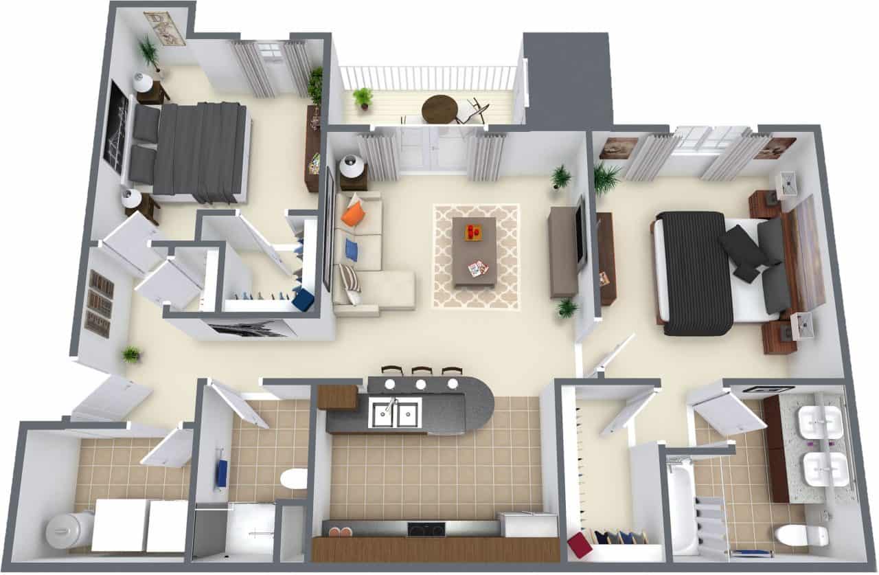 The Sailfish 2-Bedroom Apartments The Sailfish 2-Bedroom Apartments
